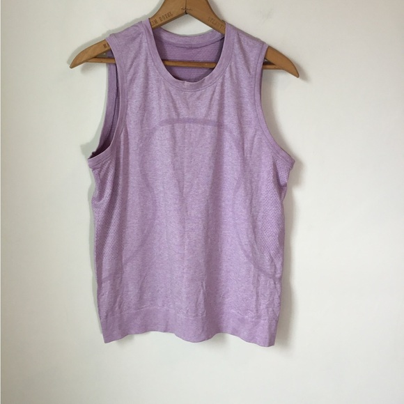 Lululemon Athletica Swiftly Breathe Muscle Purple Tank - Picture 1 of 4